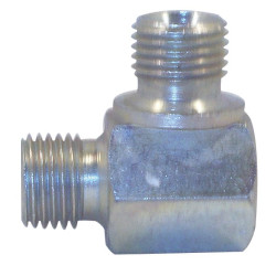 3/8 BSP M/M 90/C HEX ELBOW